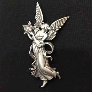 “JJ” Jonette Pewter Pin (Vintage - 80’s)
